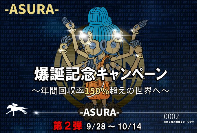 競馬AI-ASURA フォロー&リポストでQUOカードPay 5,000円分が抽選で20名に当たる