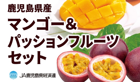 鹿児島県産マンゴー（1玉）＆パッションフルーツ（4～6玉） セットが抽選で10名に当たる
